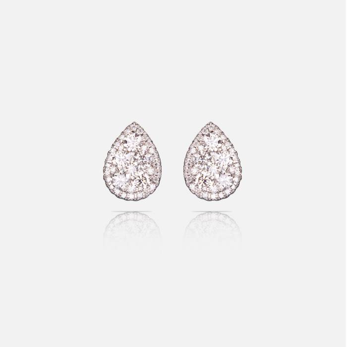 Poir diamond earrings