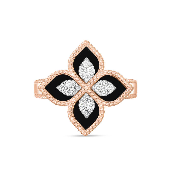 Anello | Giada Nera | Princess Flower
