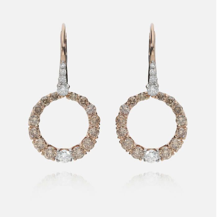 Diamond Hoop Earrings