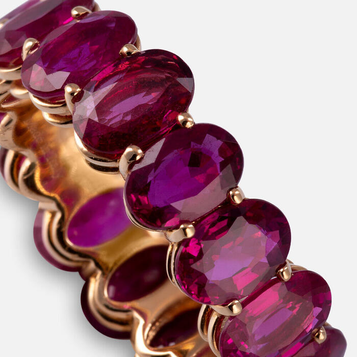 Anello con Rubini