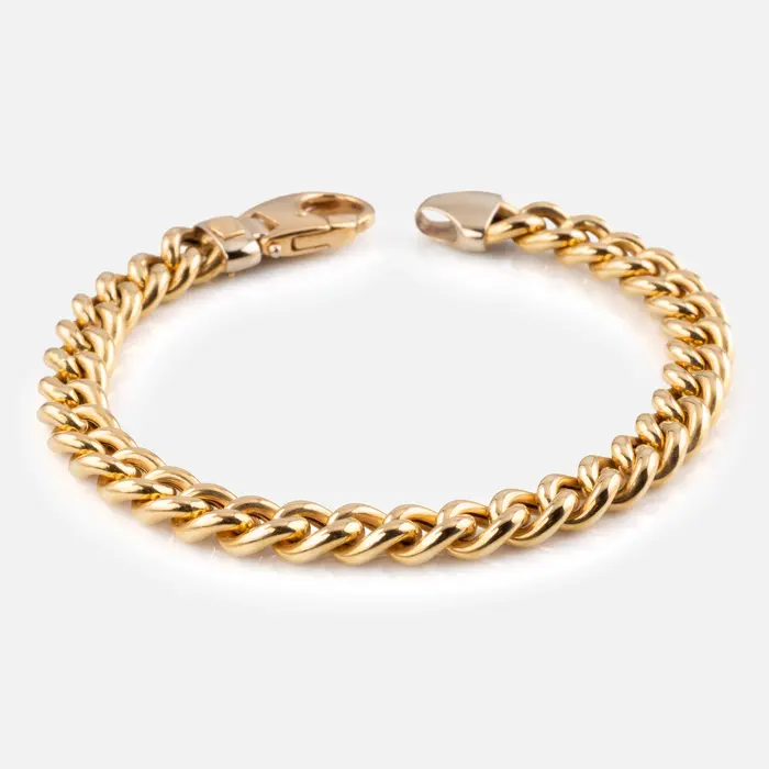 Bracciale a groumette donna con moschettone Bracciale a groumette donna con moschettone