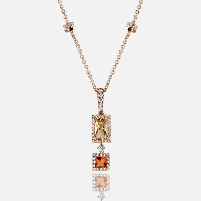 Girocollo in oro e pietre